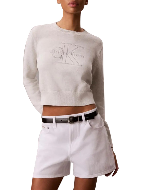 CALVIN2 1USCITA Felpa Calvin Klein - Grigio Chiaro