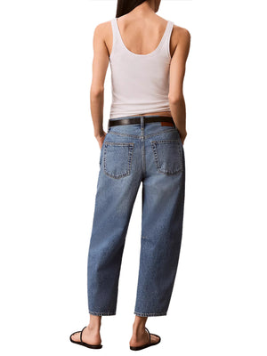 CALVIN2 1USCITA Jeans Barrel Cropped Calvin Klein - Denim