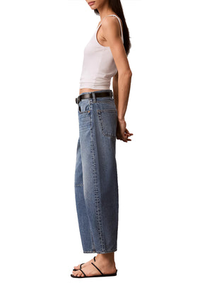 CALVIN2 1USCITA Jeans Barrel Cropped Calvin Klein - Denim