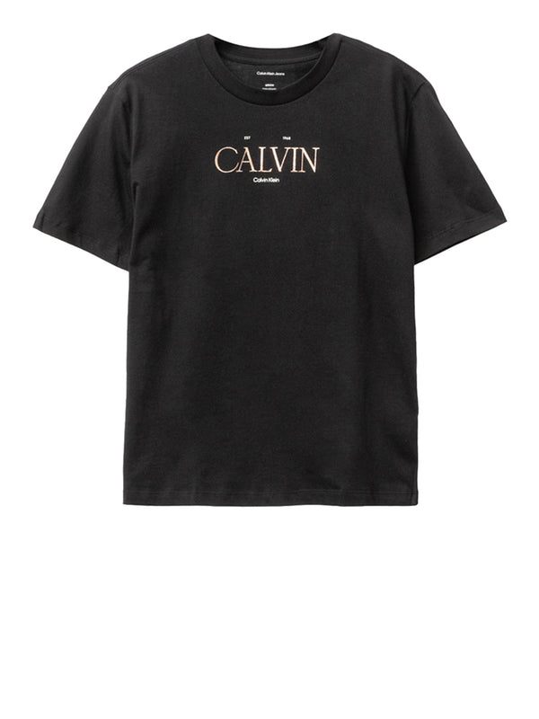 CALVIN2 1USCITA T-Shirt Graphic Tees Calvin Klein - Nero