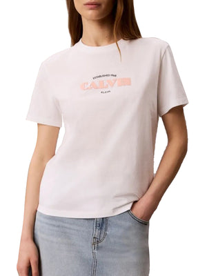 CALVIN2 1USCITA T-Shirt Graphic Tees Calvin Klein - Bianco