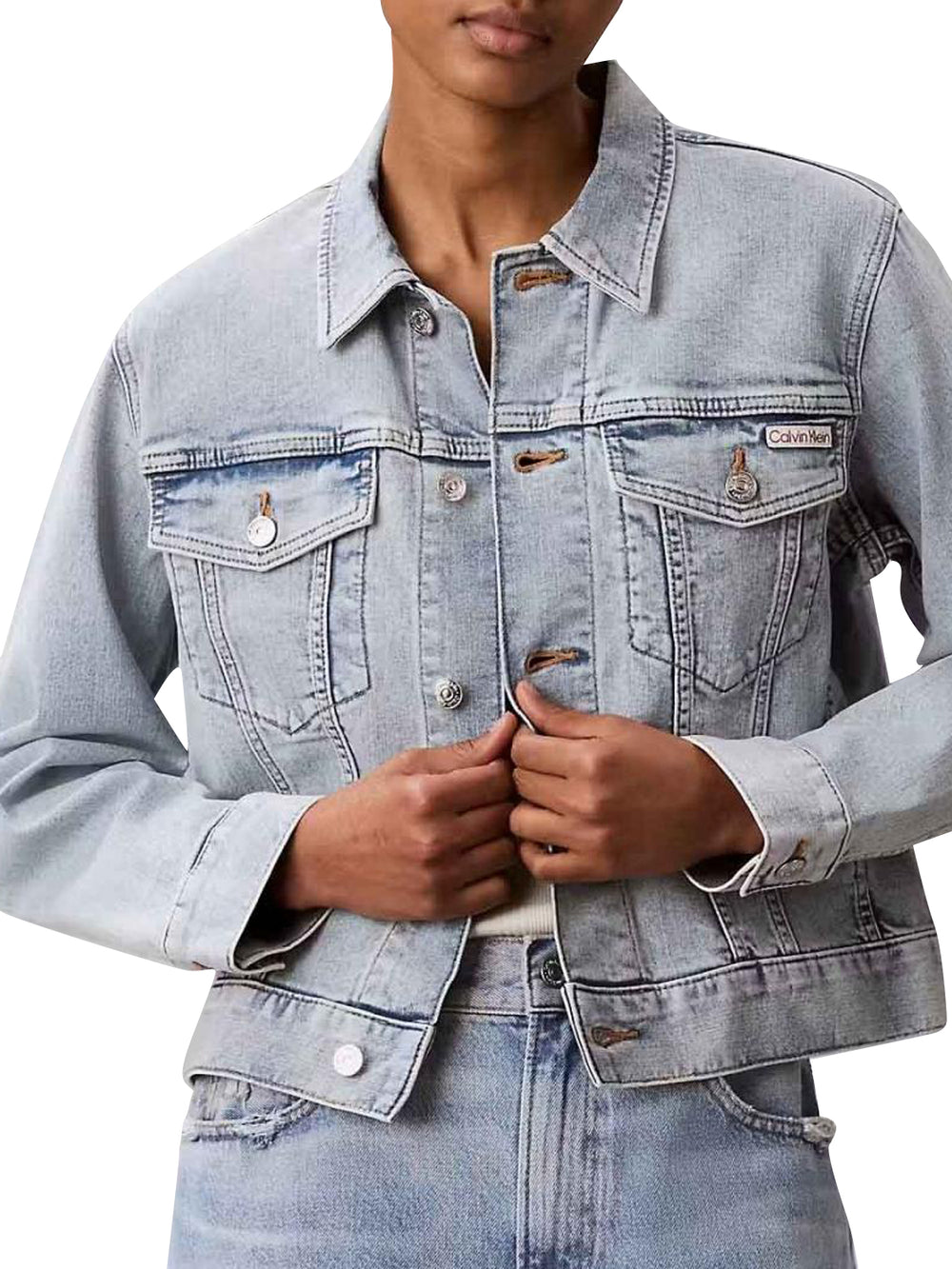 CALVIN2 1USCITA Giacca Di Jeans Calvin Klein - Denim