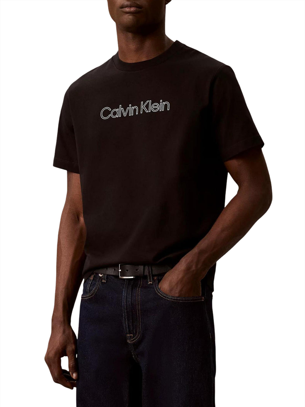 CALVIN2 1USCITA T-Shirt Graphic Tees Calvin Klein - Nero