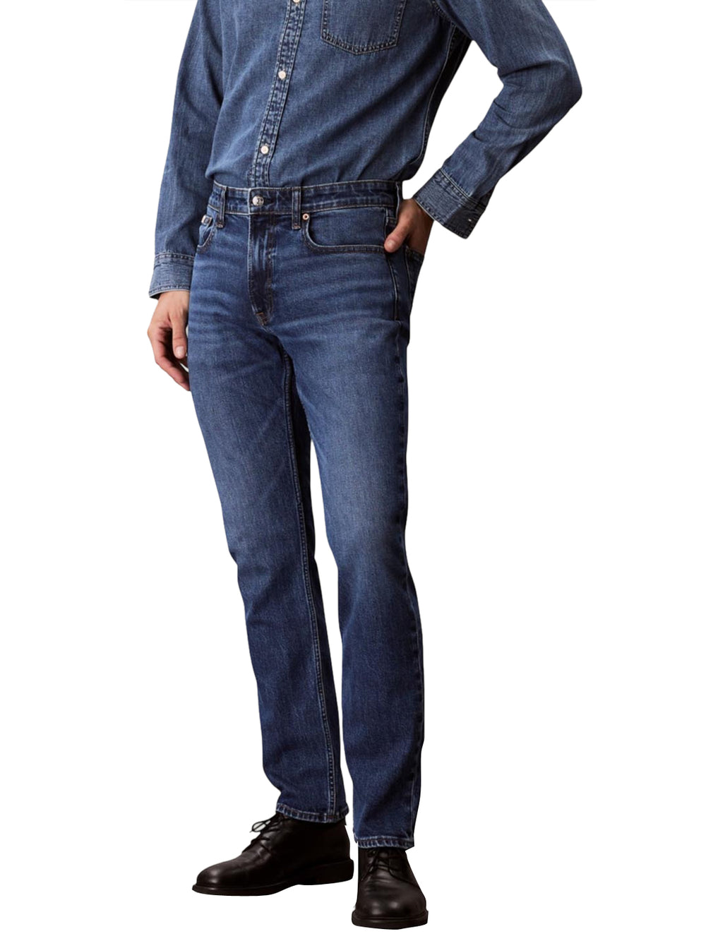 CALVIN2 1USCITA Jeans Calvin Klein Slim Hampto - Denim