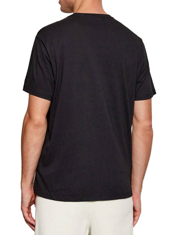CALVIN2 1USCITA T-Shirt 30S Micro Monolog Calvin Klein - Nero