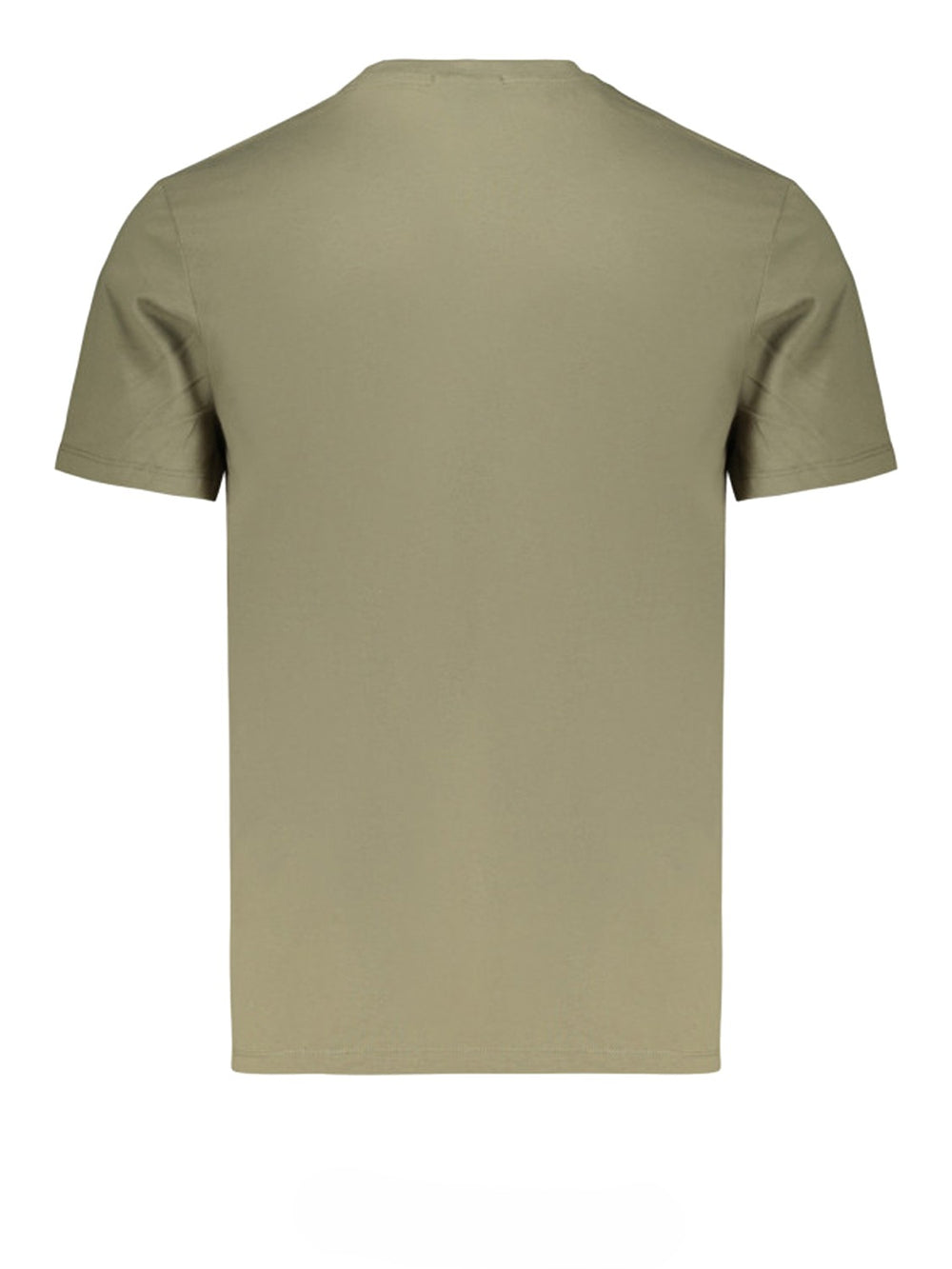 CALVIN2 1USCITA T-Shirt Calvin Klein Ss Badge 30s Jersey Classic Tee - Olive