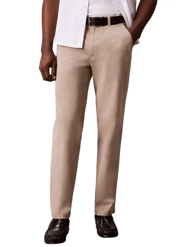 CALVIN2 1USCITA Pantalone Casual In Cotone Calvin Klein - Khaki