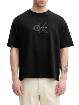 CALVIN2 1USCITA T-Shirt Calvin Klein Graphic Tees - Nero