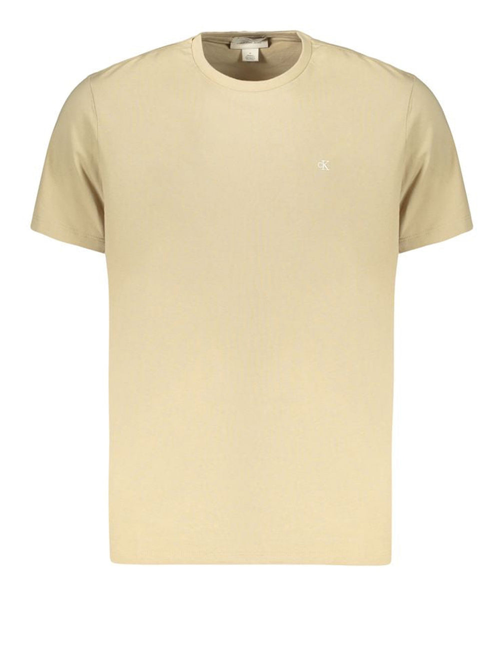 CALVIN2 1USCITA T-Shirt Calvin Klein In Tinta Unita - Sabbia
