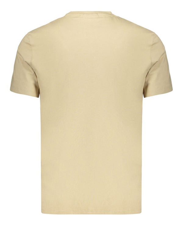 CALVIN2 1USCITA T-Shirt Calvin Klein In Tinta Unita - Sabbia