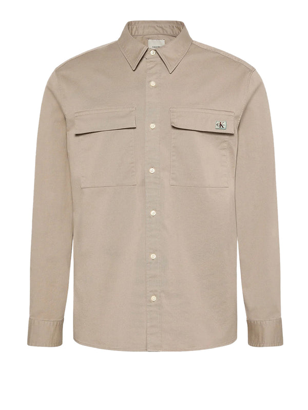 CALVIN2 1USCITA Camicia Casual Calvin Klein - Khaki