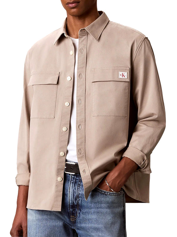 CALVIN2 1USCITA Camicia Casual Calvin Klein - Khaki