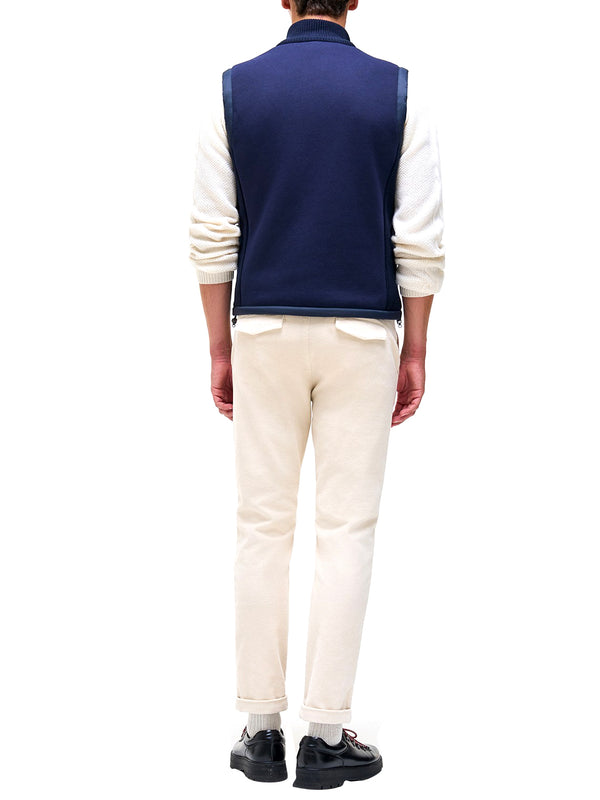 Colmar Gilet Con Inserti In Maglia Colmar - Blu