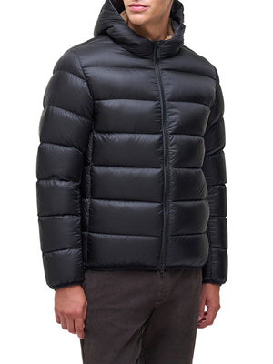 COLMAR Piumino Colmar Logo Impresso Nero