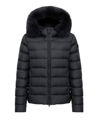 Colmar Piumino opaco con pelliccia sintetica Colmar - Nero