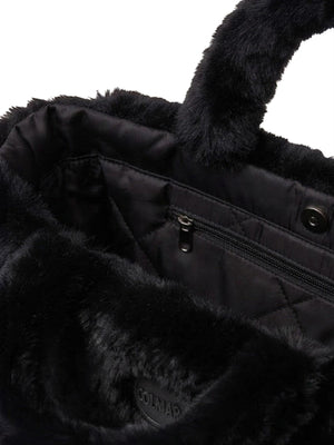 Colmar Borsa Tote In Pelliccia Sintetica Colmar - Nero