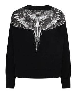 COUNTY OF MILAN Felpa Marcelo Burlon Con Stampa Nero