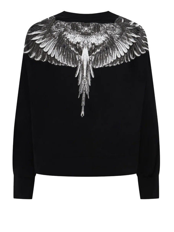 COUNTY OF MILAN Felpa Marcelo Burlon Con Stampa Nero