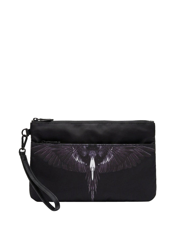 COUNTY OF MILAN Pochette Marcelo Burlon Nylon Nero