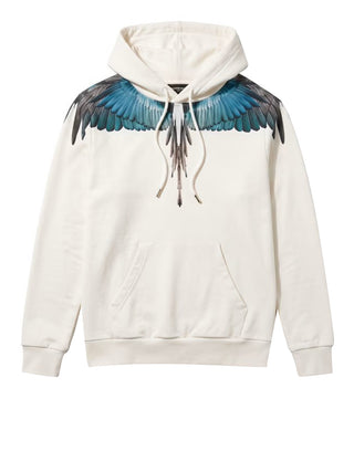 Marcelo Burlon Felpa Blue Wings County Of Milan - Cocco