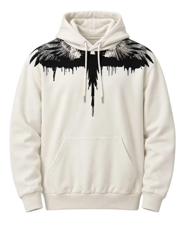 Marcelo Burlon Felpa Wings County Of Milan - Cocco