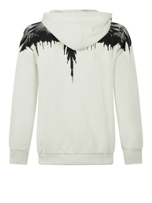 Marcelo Burlon Felpa Wings County Of Milan - Cocco