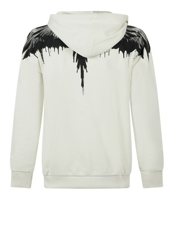 Marcelo Burlon Felpa Wings County Of Milan - Cocco