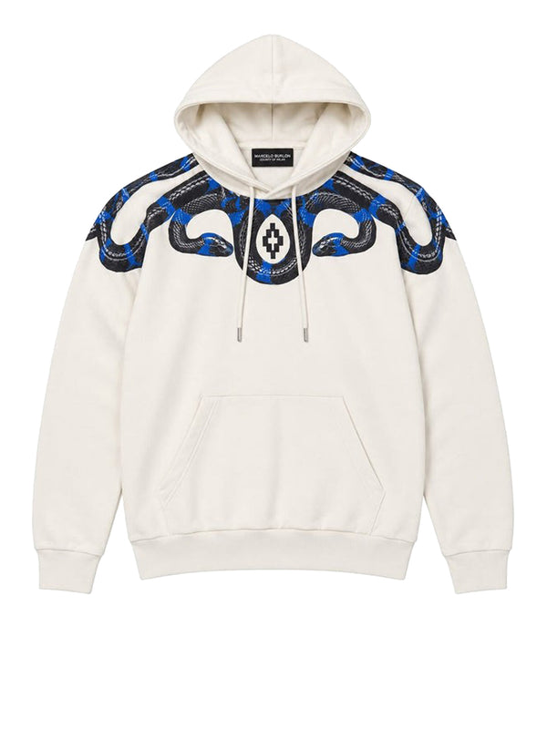 Marcelo Burlon Felpa Uomo - Bianco