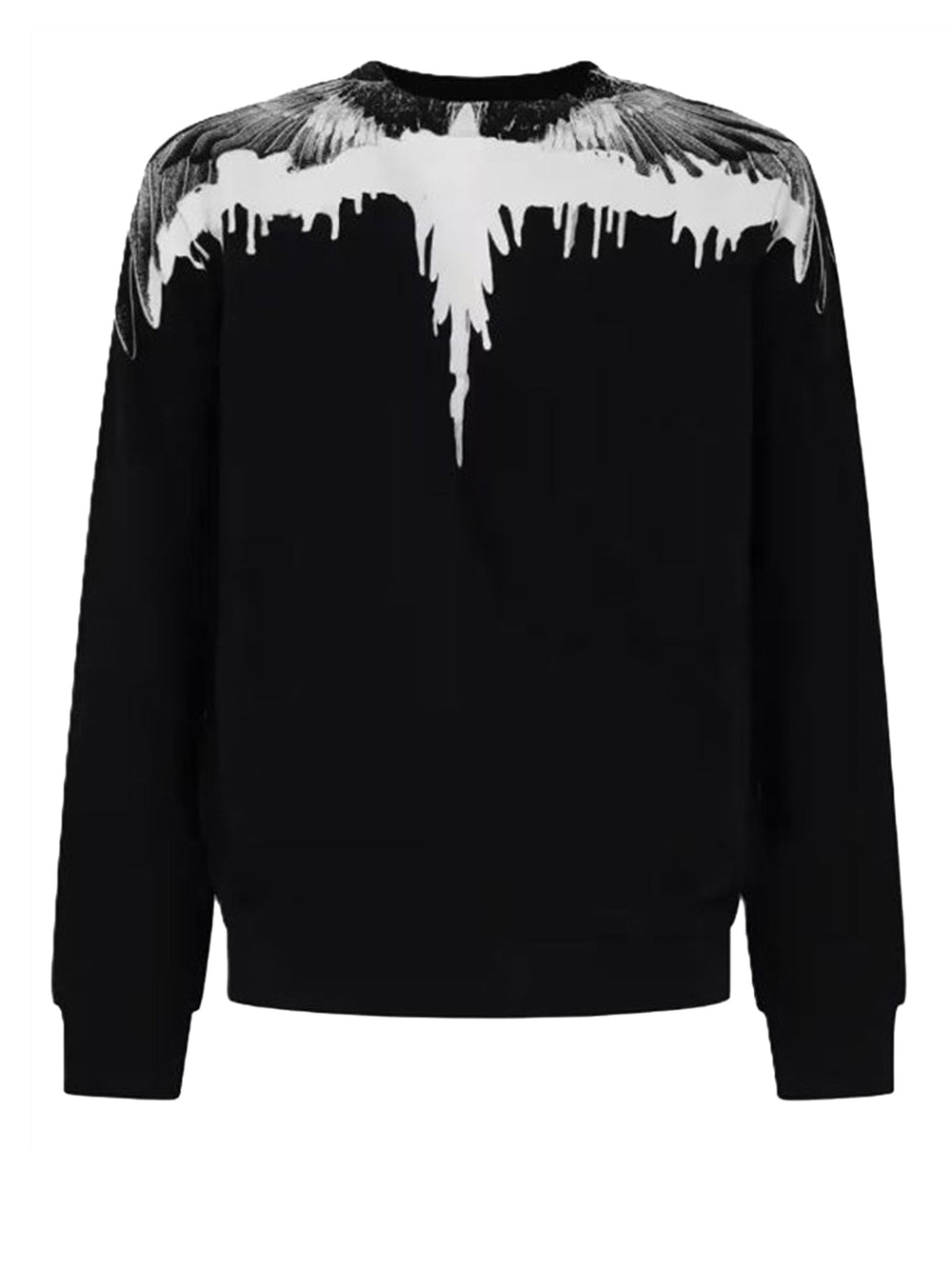 Marcelo Burlon Felpa Girocollo Wings Style - Nero