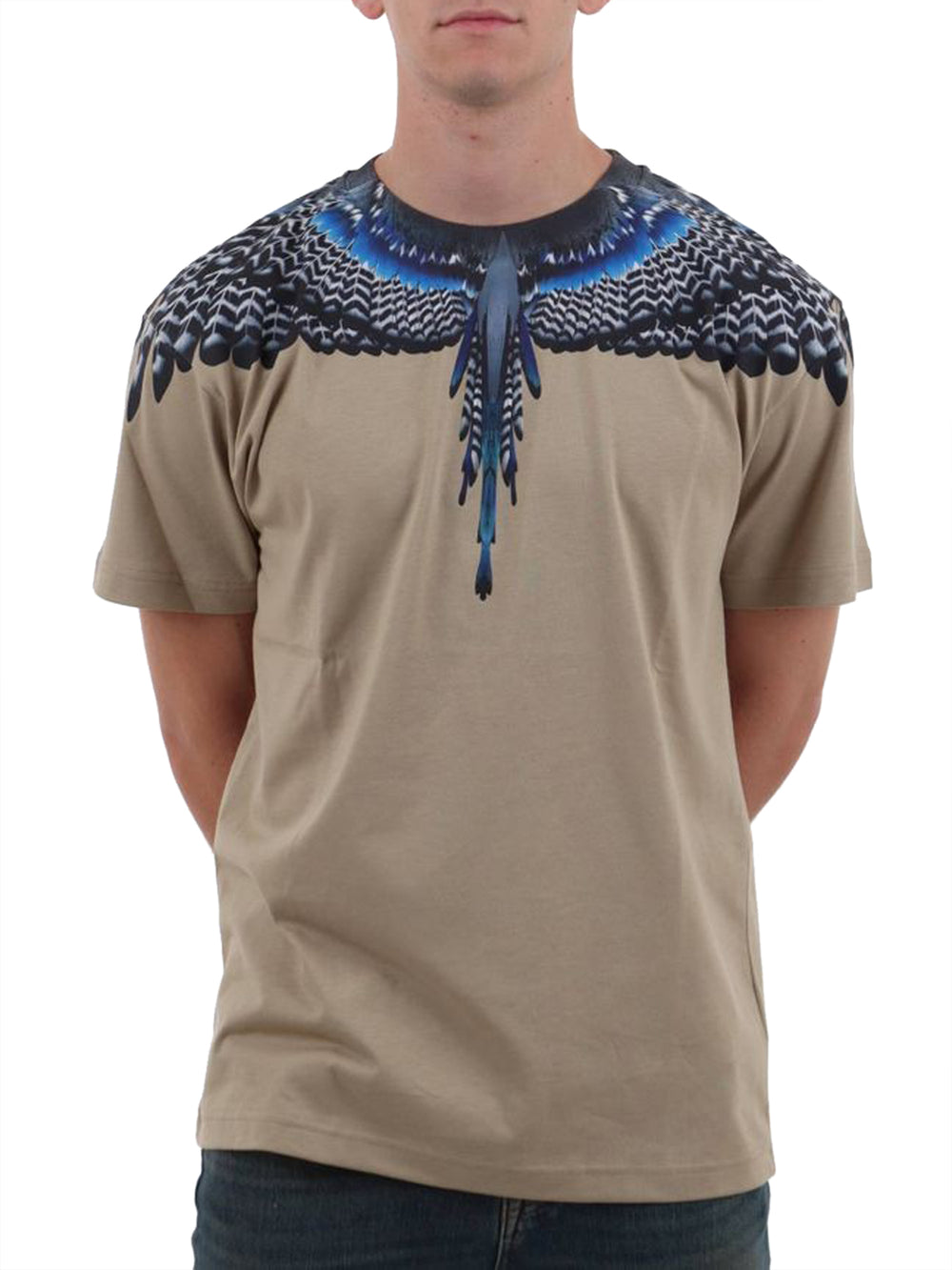 Marcelo Burlon T-Shirt Wings Real County Of Milan - Cocco