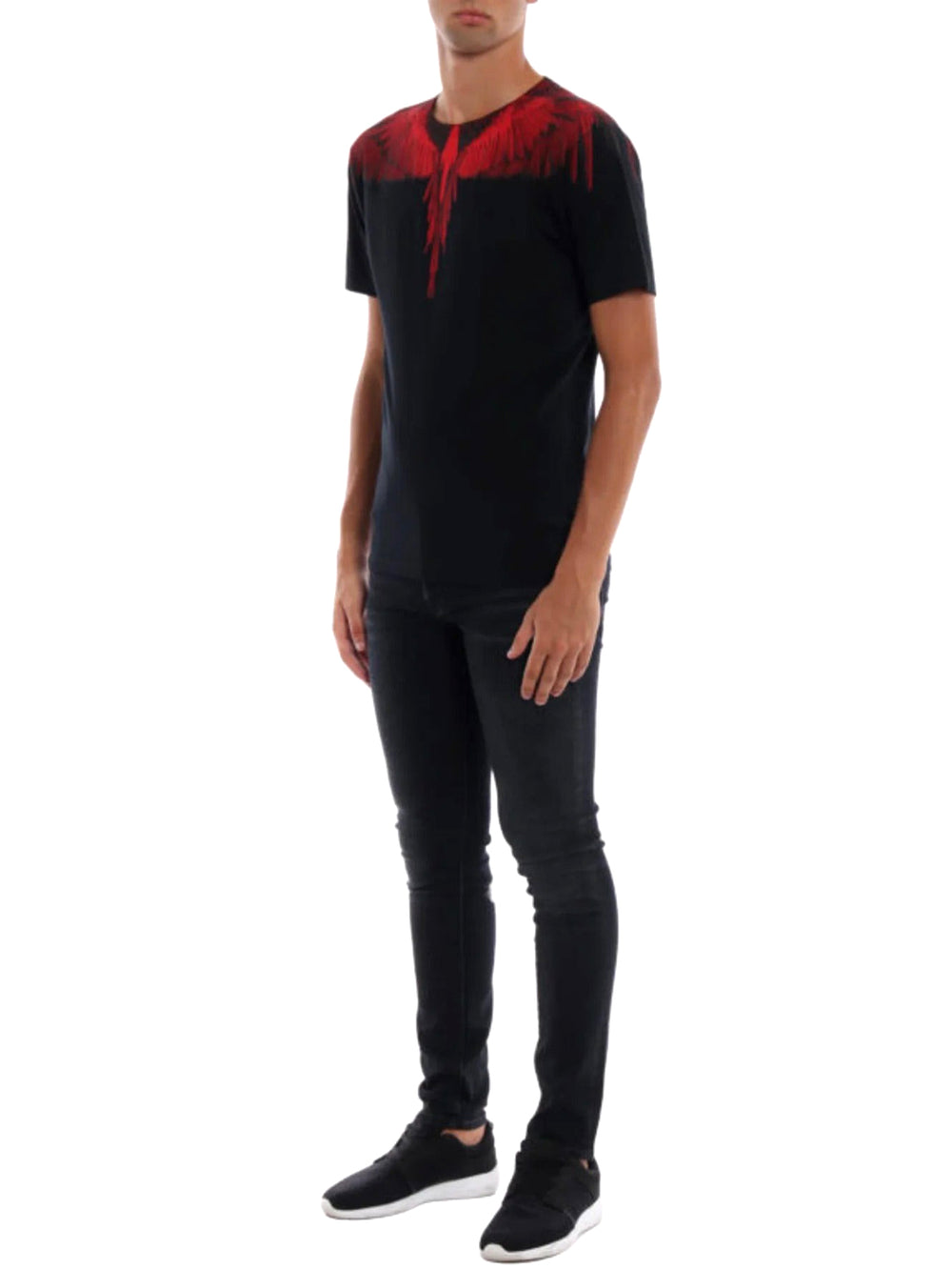 Marcelo Burlon T-Shirt Red Wings County Of Milan - Nero