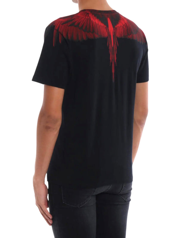 Marcelo Burlon T-Shirt Red Wings County Of Milan - Nero