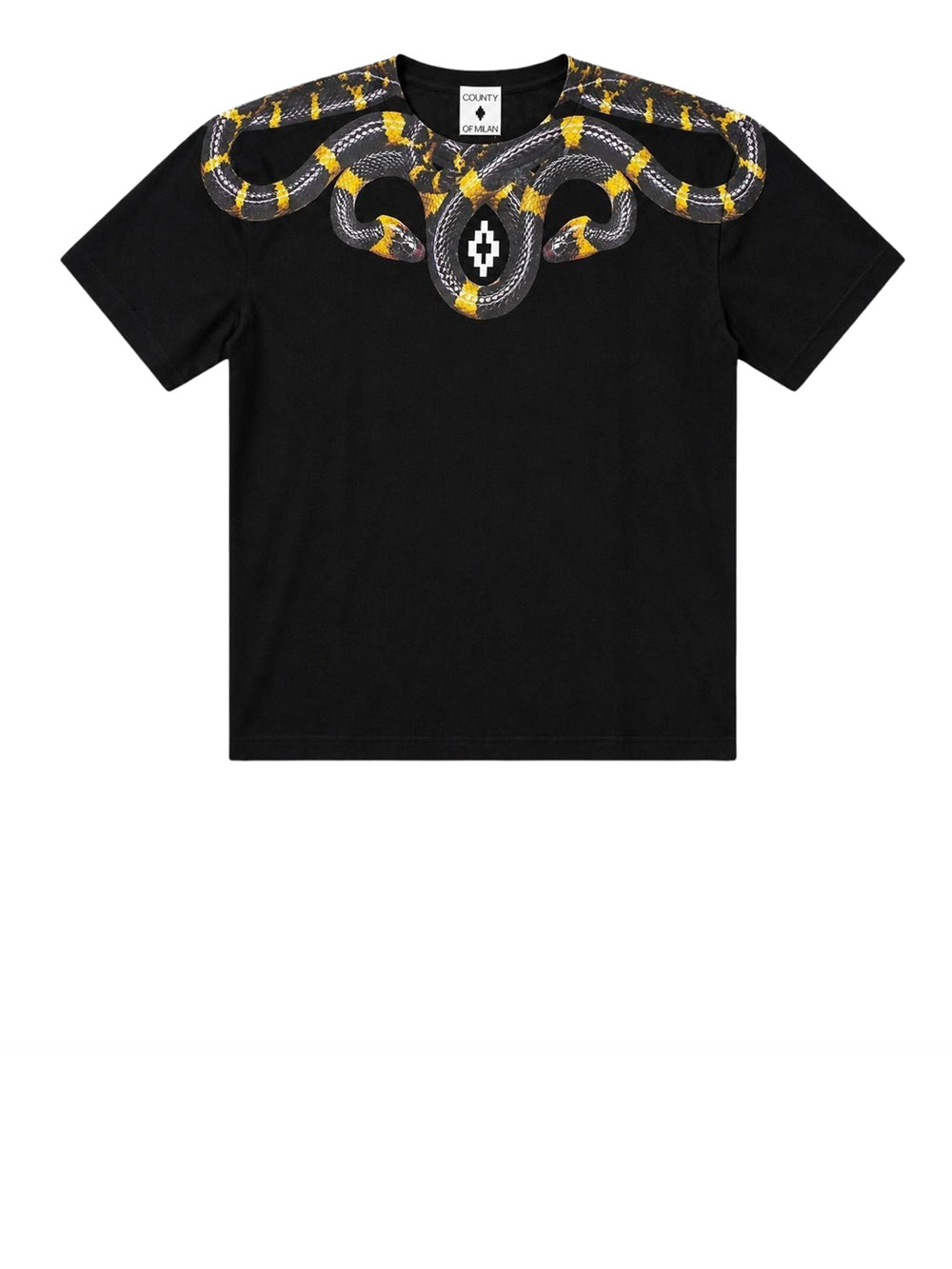 Marcelo Burlon T-Shirt Real Snake County Of Milan - Nero