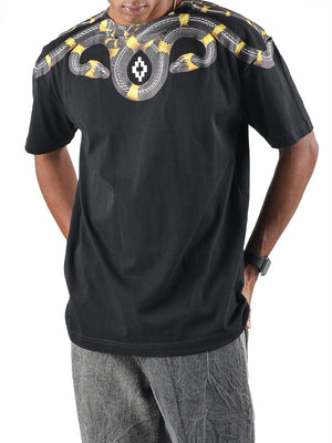 Marcelo Burlon T-Shirt Real Snake County Of Milan - Nero