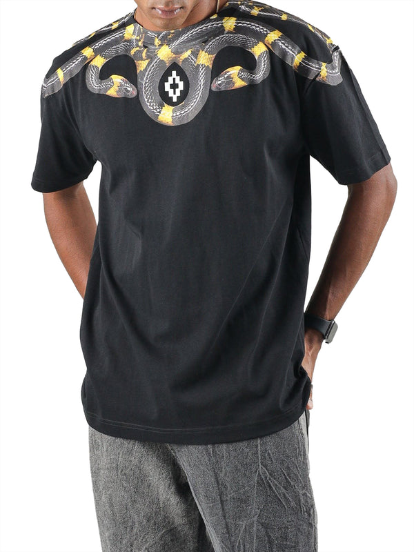 Marcelo Burlon T-Shirt Real Snake County Of Milan - Nero