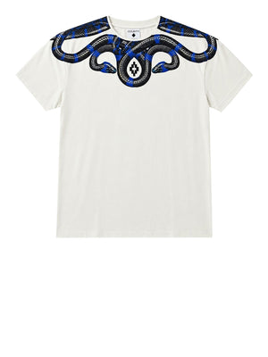 Marcelo Burlon T-Shirt Real Snake County Of Milan - Cocco