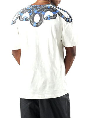 Marcelo Burlon T-Shirt Real Snake County Of Milan - Cocco