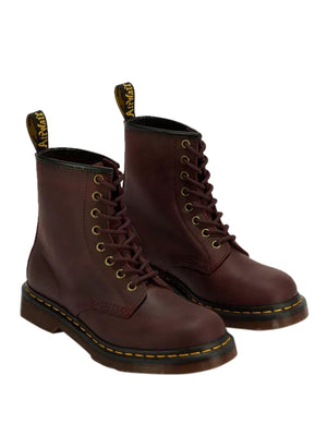 DR MARTENS Anfibio 1460 Crazy Horse Dr Martens - Ciliegia