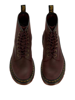 DR MARTENS Anfibio 1460 Crazy Horse Dr Martens - Ciliegia