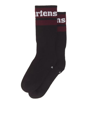 DR MARTENS Dr Martens Calzini Athletic Logo Nero