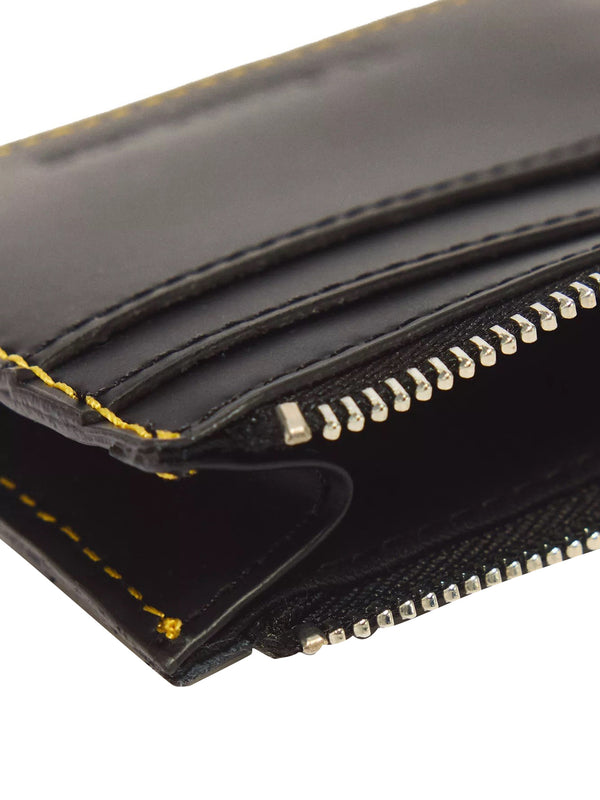 Dr Martens Porta Tessere In Pelle Kiev Con Portachiavi Dr Martens - Nero