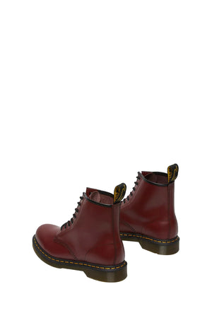 DR MARTENS 1460 Smooth Anfibio Donna - Rosso