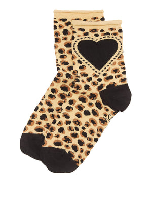 DR MARTENS Dr Martens Calzini Leopard Heart Giallo