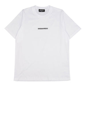 Dsquared Tshirt Junior D2T1146U Slouch Fit Dquared2 - Bianco