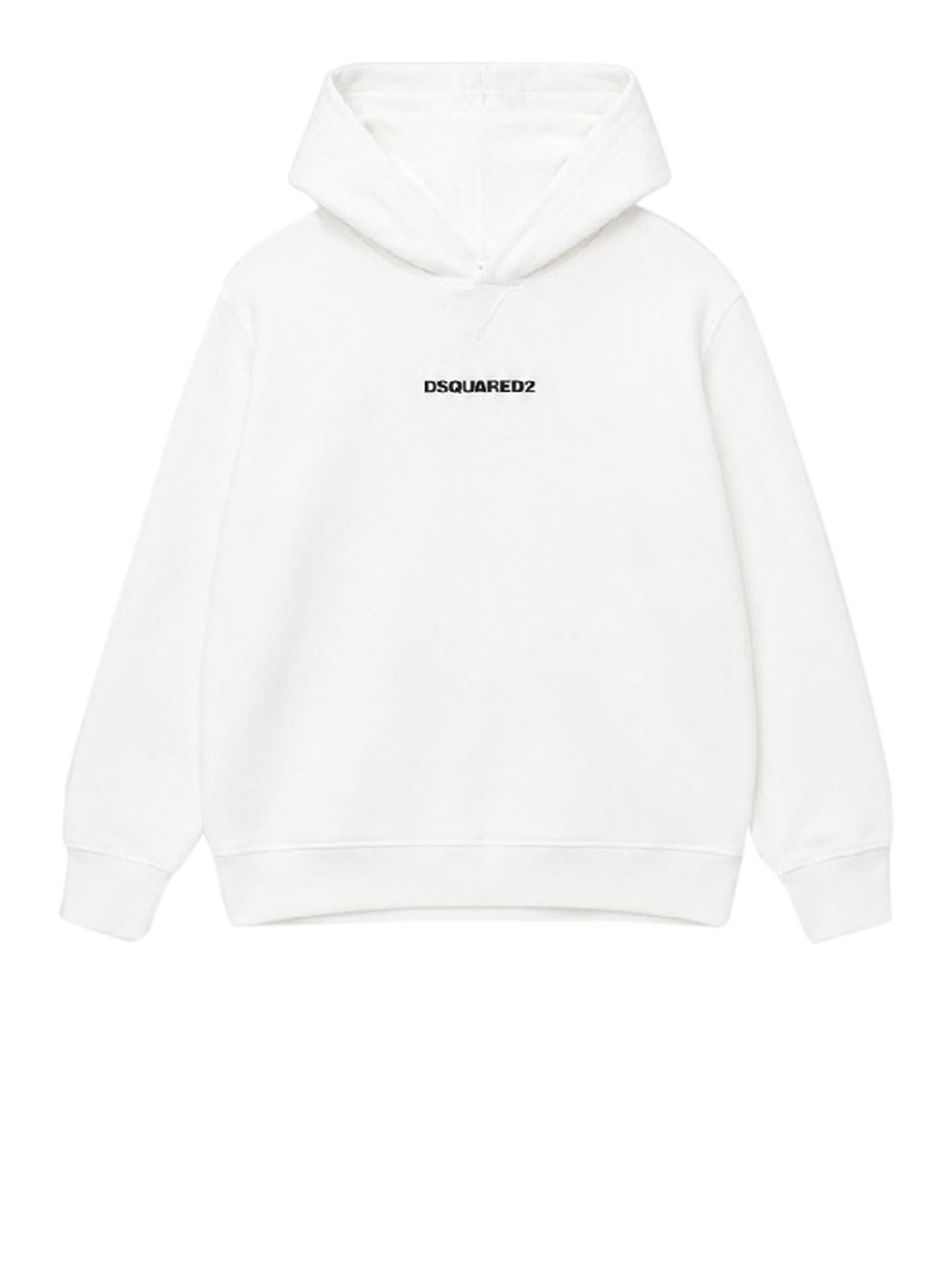 Dsquared Felpa Junior D2S999U Slouch Fit Dsquared2 - Bianco