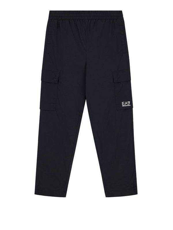 EA7 Pantaloni Ea7 cargo Core Identity con vestibilità regular - Nero