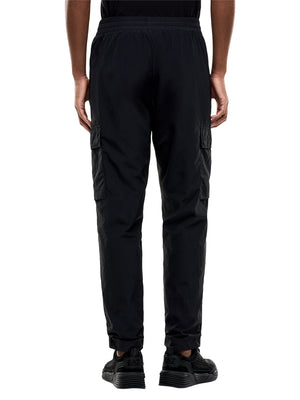 EA7 Pantaloni Ea7 cargo Core Identity con vestibilità regular - Nero