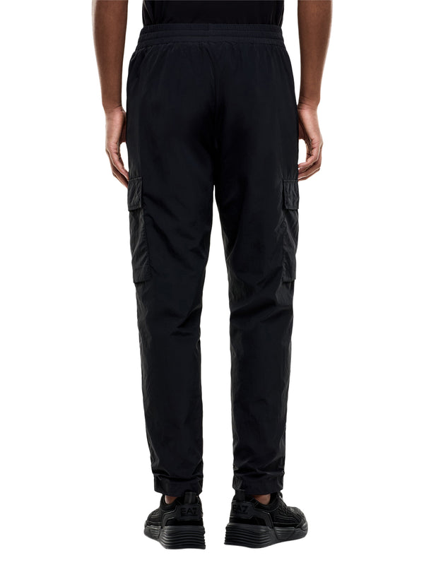 EA7 Pantaloni Ea7 cargo Core Identity con vestibilità regular - Nero