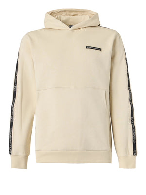 EA7 Felpa Ea7 Logo Frontale Beige