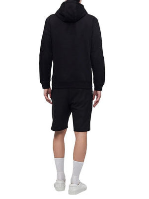 EA7 Felpa Ea7 Logo Frontale Nero